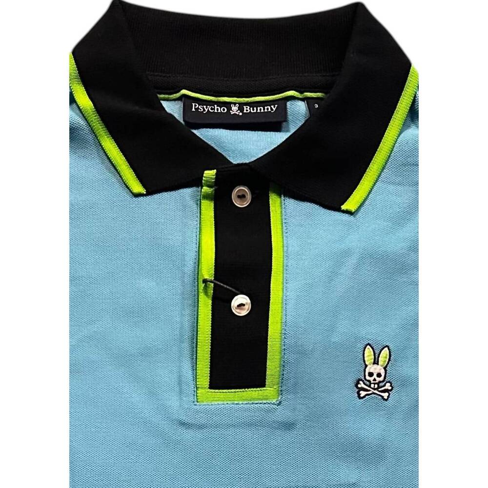 NEW PSYCHO BUNNY men's westbury polo in blue - Picture 2 of 2